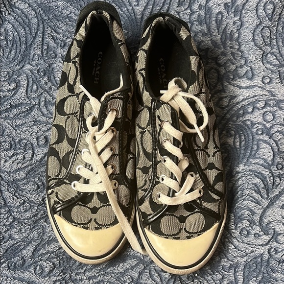 Coach Shoes - Coach Black and White Sneakers